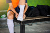 how to put on a compression socks