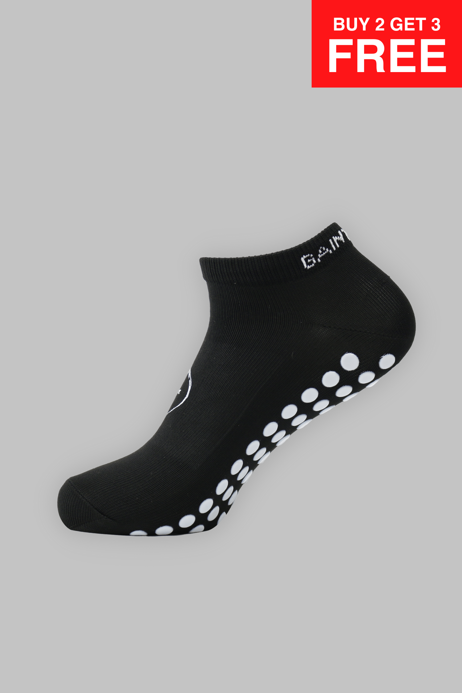 Ankle Grip Socks - Black