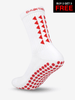 LIMITED EDITION GRIP SOCKS 3.0 - White & Red - SALE BUY 2 GET 3 FREE - Gain The Edge Official