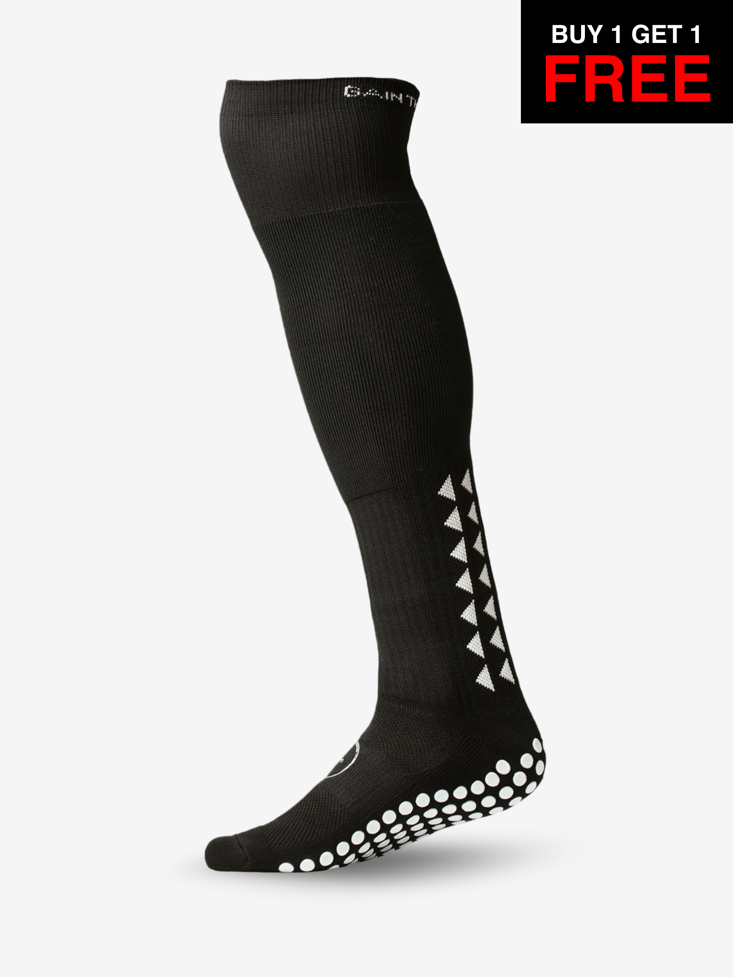 GRIP SOCKS 2.0  Full Length - Black - BF SALE - Gain The Edge Official