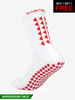 LIMITED EDITION GRIP SOCKS 2.0 - White & Red - WAREHOUSE SALE BUY 1 GET 1 FREE - Gain The Edge Official