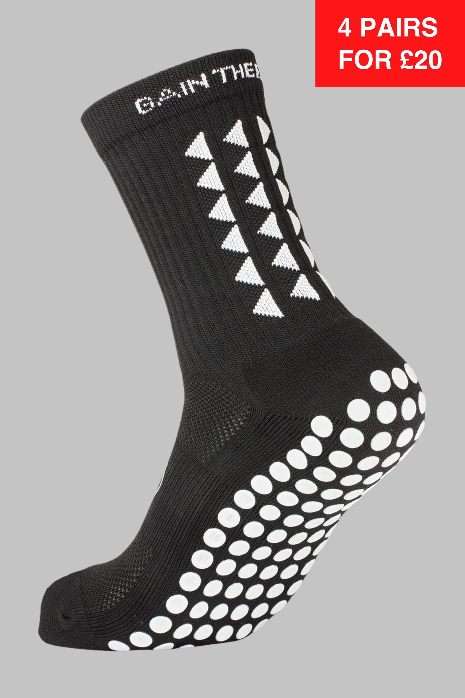 GRIP SOCKS 2.0 MidCalf Length - Black