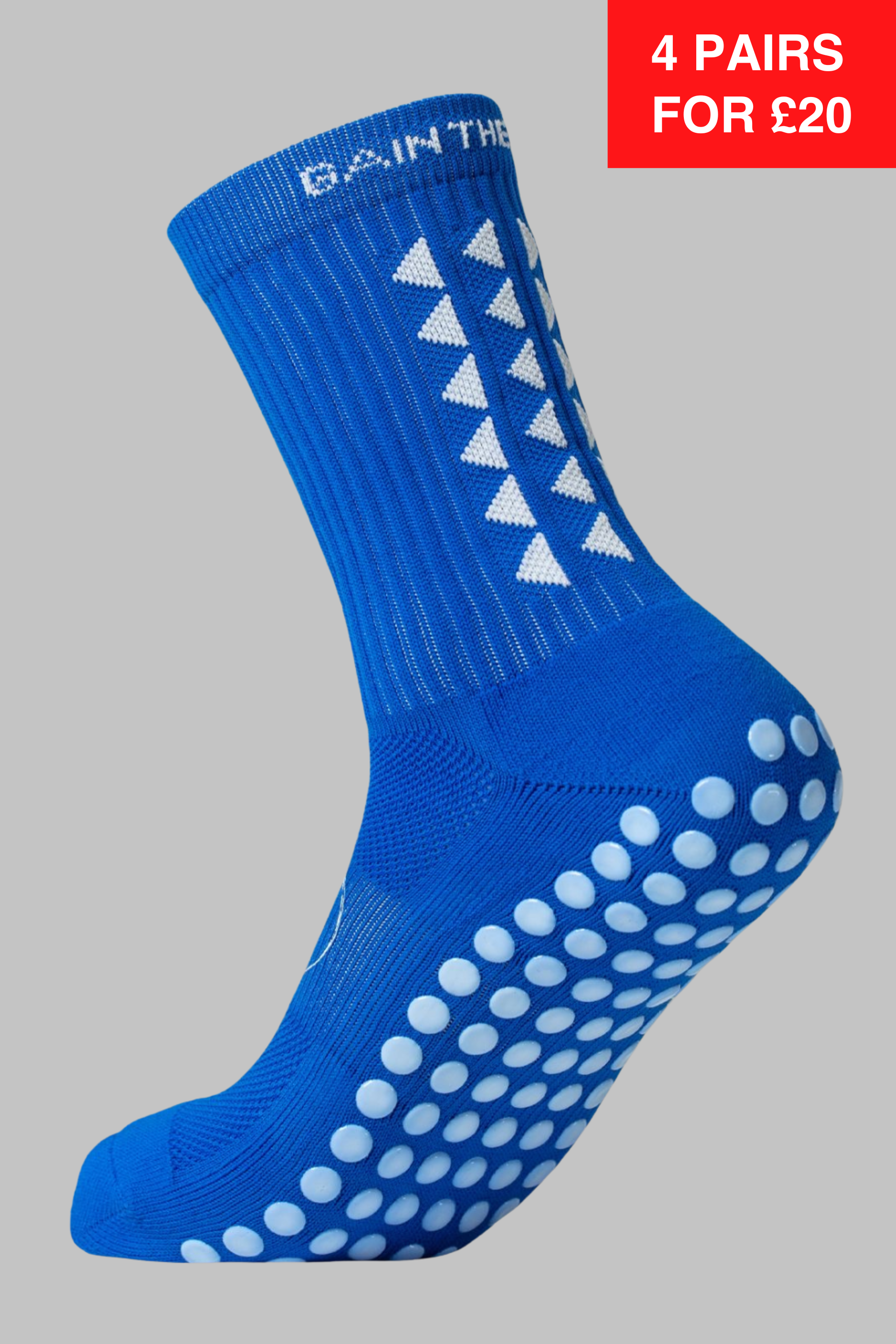 GRIP SOCKS 2.0  MidCalf Length - Blue