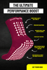 GRIP SOCKS 2.0  MidCalf Length - Maroon - Gain The Edge Official