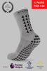 GRIP SOCKS 3.0  MidCalf Length - Grey - Gain The Edge Official