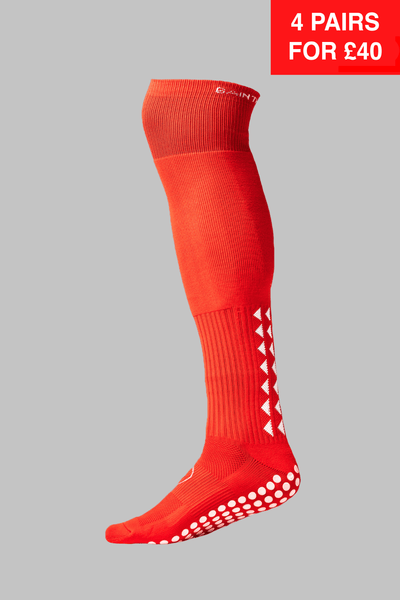 GRIP SOCKS 2.0  Full Length - Red