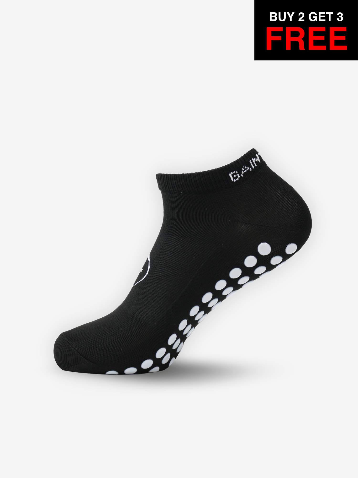 Ankle Grip Socks - Black - SALE BUY 2 GET 3 FREE - Gain The Edge Official