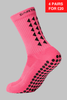 GRIP SOCKS 2.0  MidCalf Length - Pink - Gain The Edge Official