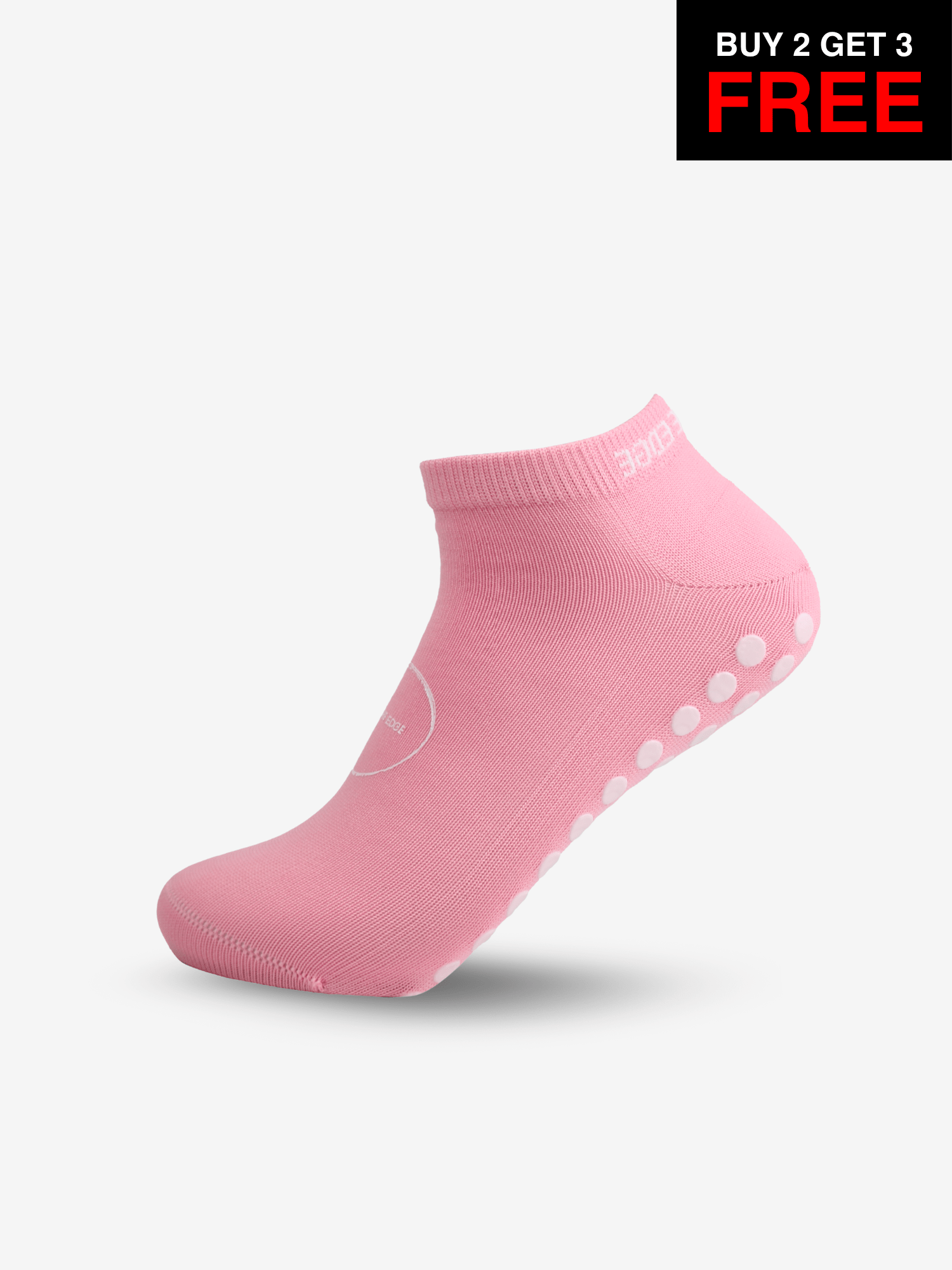 Ankle Grip Socks - Pink - SALE BUY 2 GET 3 FREE - Gain The Edge Official