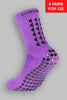 GRIP SOCKS 2.0  MidCalf Length - Purple - Gain The Edge Official