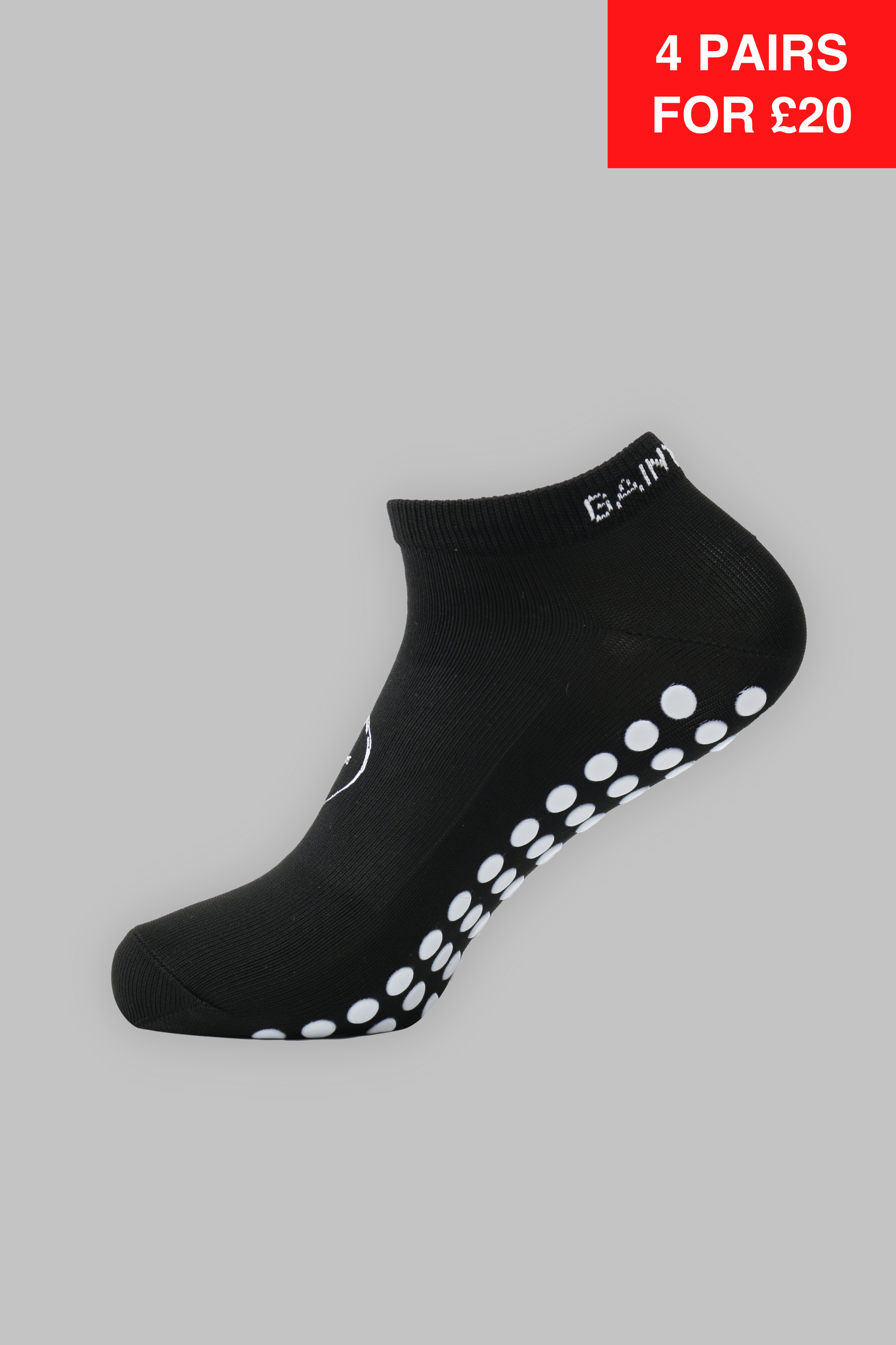 Ankle Grip Socks - Black