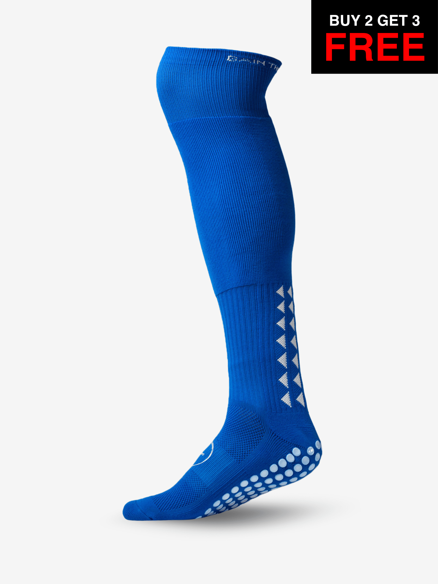 GRIP SOCKS 2.0  Full Length - Blue  - SALE BUY 2 GET 3 FREE - Gain The Edge Official