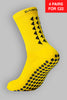 GRIP SOCKS 2.0  MidCalf Length - Yellow - Gain The Edge Official