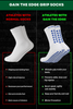 LIMITED EDITION GRIP SOCKS 2.0 - White & Blue - Gain The Edge Official