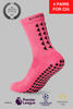 GRIP SOCKS 2.0  MidCalf Length - Pink - Gain The Edge Official