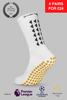 LIMITED EDITION GRIP SOCKS 2.0 - White & Gold Grip - Gain The Edge Official