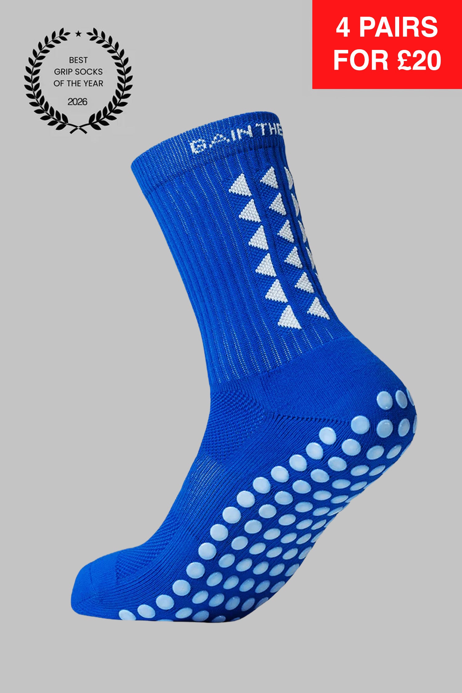 GRIP SOCKS 3.0  MidCalf Length - Blue