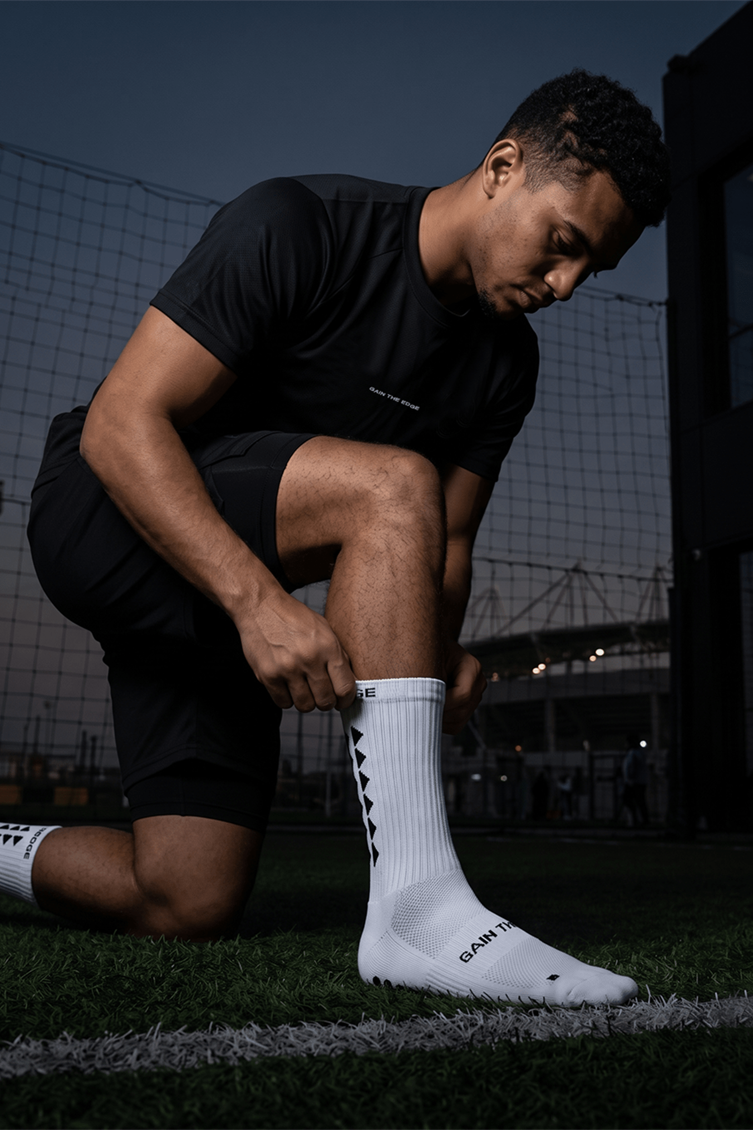 GRIP SOCKS 3.0 MidCalf Length - Navy Blue – Gain The Edge Official