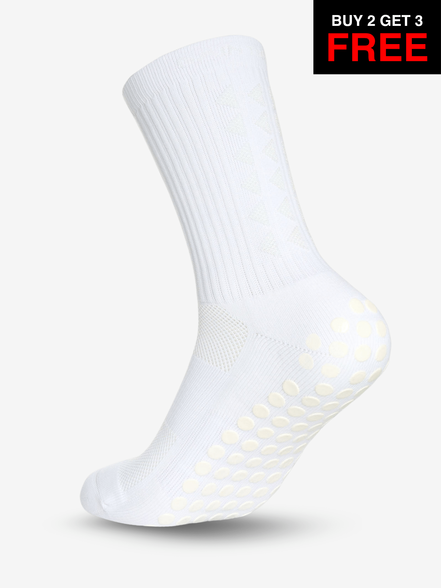 GRIP SOCKS 3.0 midcalf length - WHITEOUT - SALE BUY 2 GET 3 FREE - Gain The Edge Official