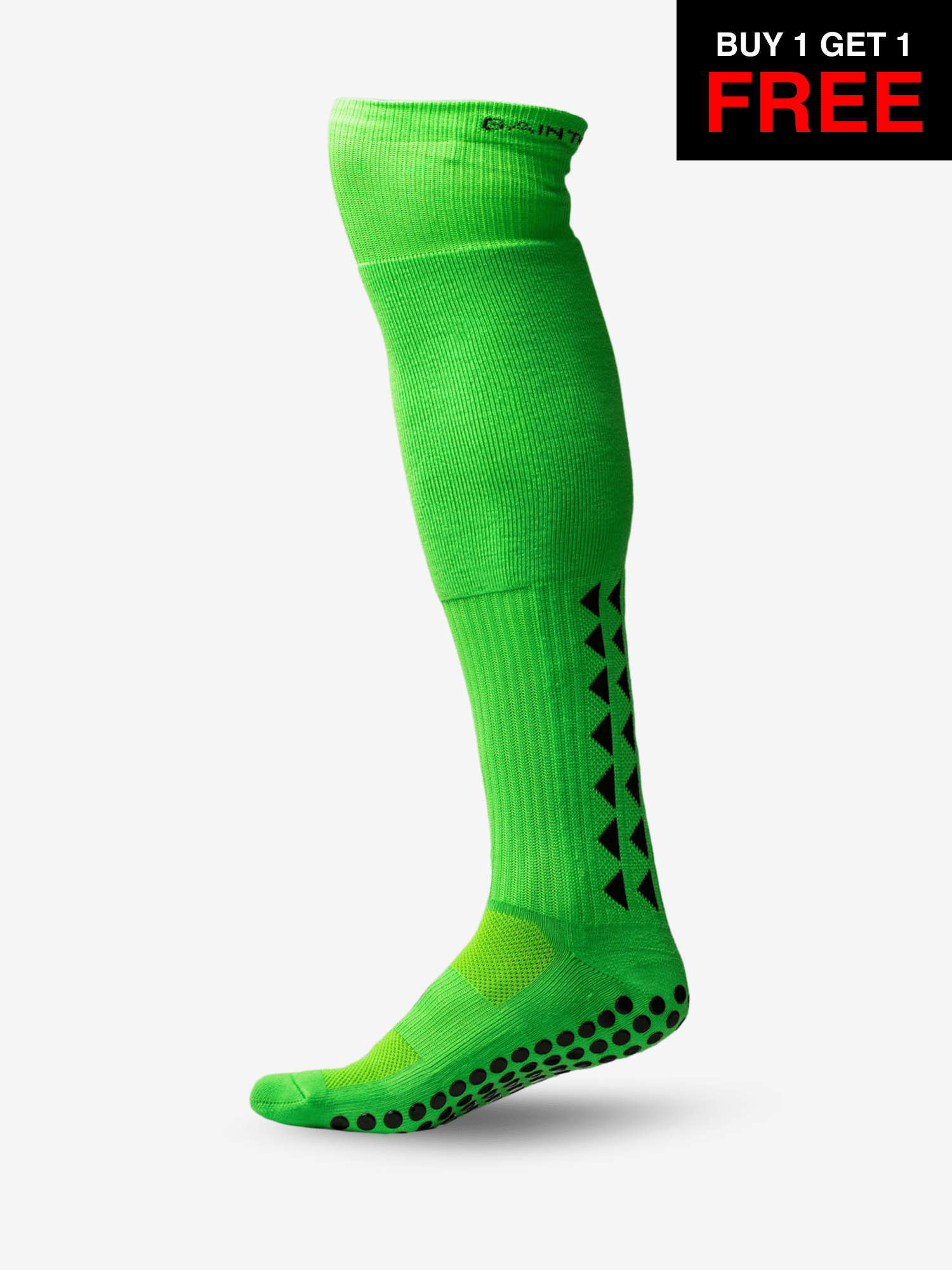 GRIP SOCKS 2.0  Full Length - Green  - BF SALE - Gain The Edge Official