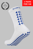 LIMITED EDITION GRIP SOCKS 3.0 - White & Blue - Gain The Edge Official