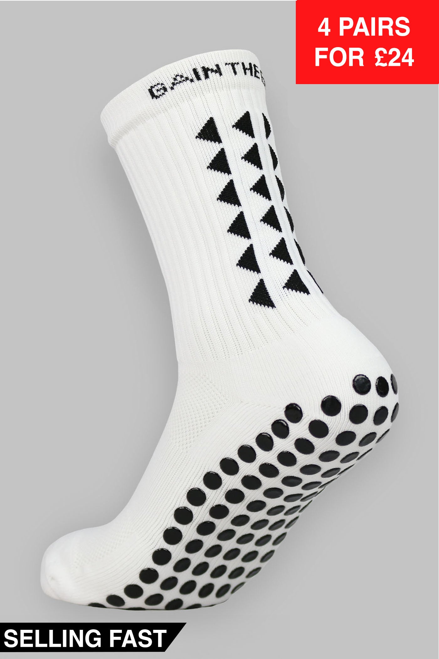 GRIP SOCKS 2.0  MidCalf Length - White