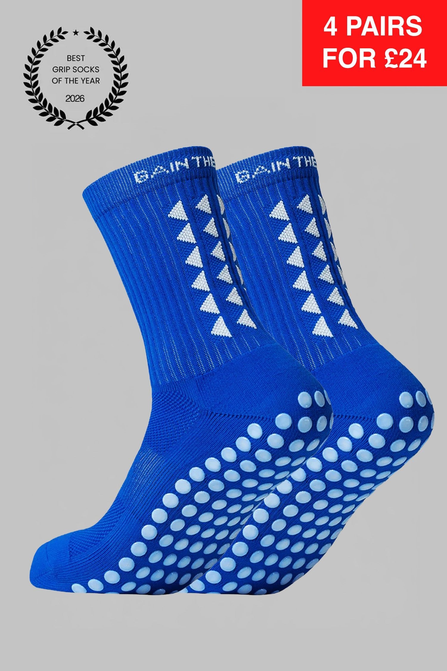 GRIP SOCKS 3.0  MidCalf Length - Blue