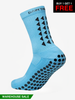 GRIP SOCKS 2.0  MidCalf Length - Light Blue - WAREHOUSE SALE BUY 1 GET 1 FREE - Gain The Edge Official