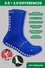 GRIP SOCKS 3.0  MidCalf Length - Blue - Gain The Edge Official