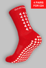 GRIP SOCKS 2.0  MidCalf Length - Red - Gain The Edge Official