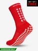 GRIP SOCKS 2.0  MidCalf Length - Red - WAREHOUSE SALE BUY 1 GET 1 FREE - Gain The Edge Official