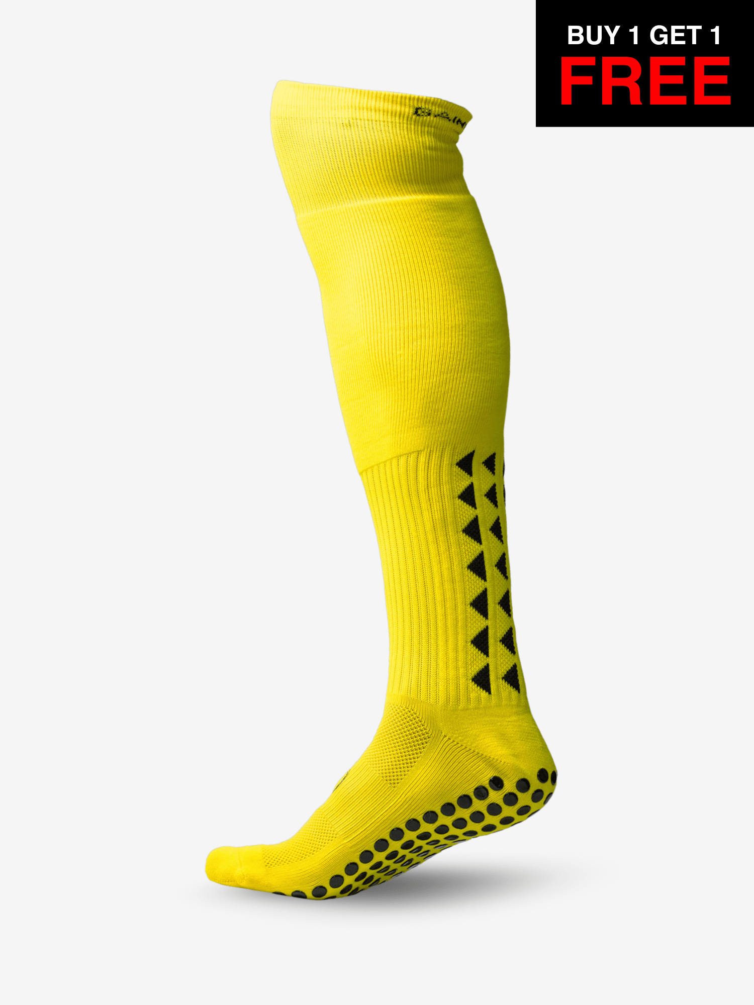 GRIP SOCKS 2.0  Full Length - Yellow  - BF SALE - Gain The Edge Official