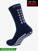 GRIP SOCKS 2.0  MidCalf Length - Navy Blue - WAREHOUSE SALE BUY 1 GET 1 FREE - Gain The Edge Official