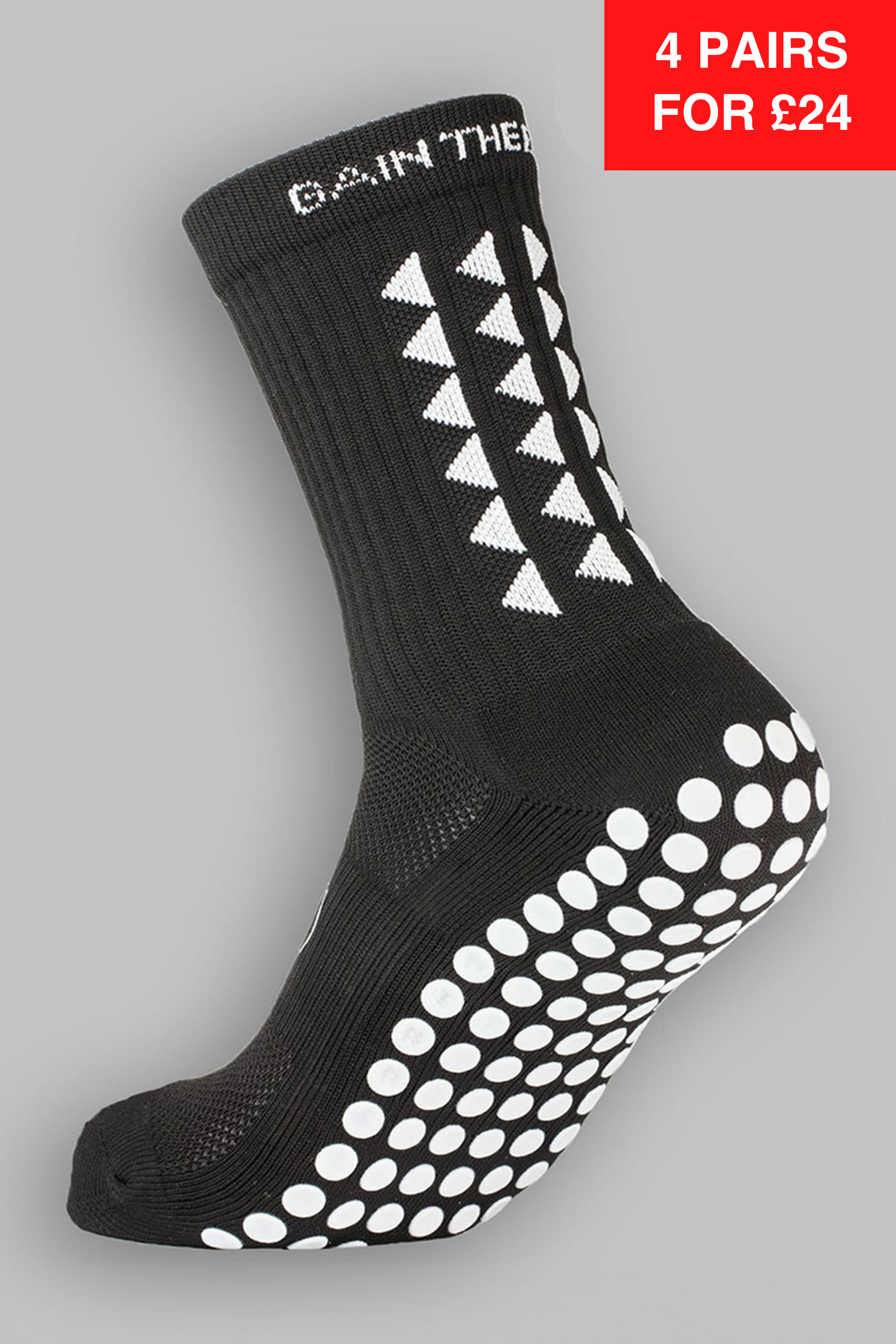 GRIP SOCKS 2.0 MidCalf Length - Black