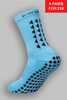 GRIP SOCKS 2.0  MidCalf Length - Light Blue - Gain The Edge Official