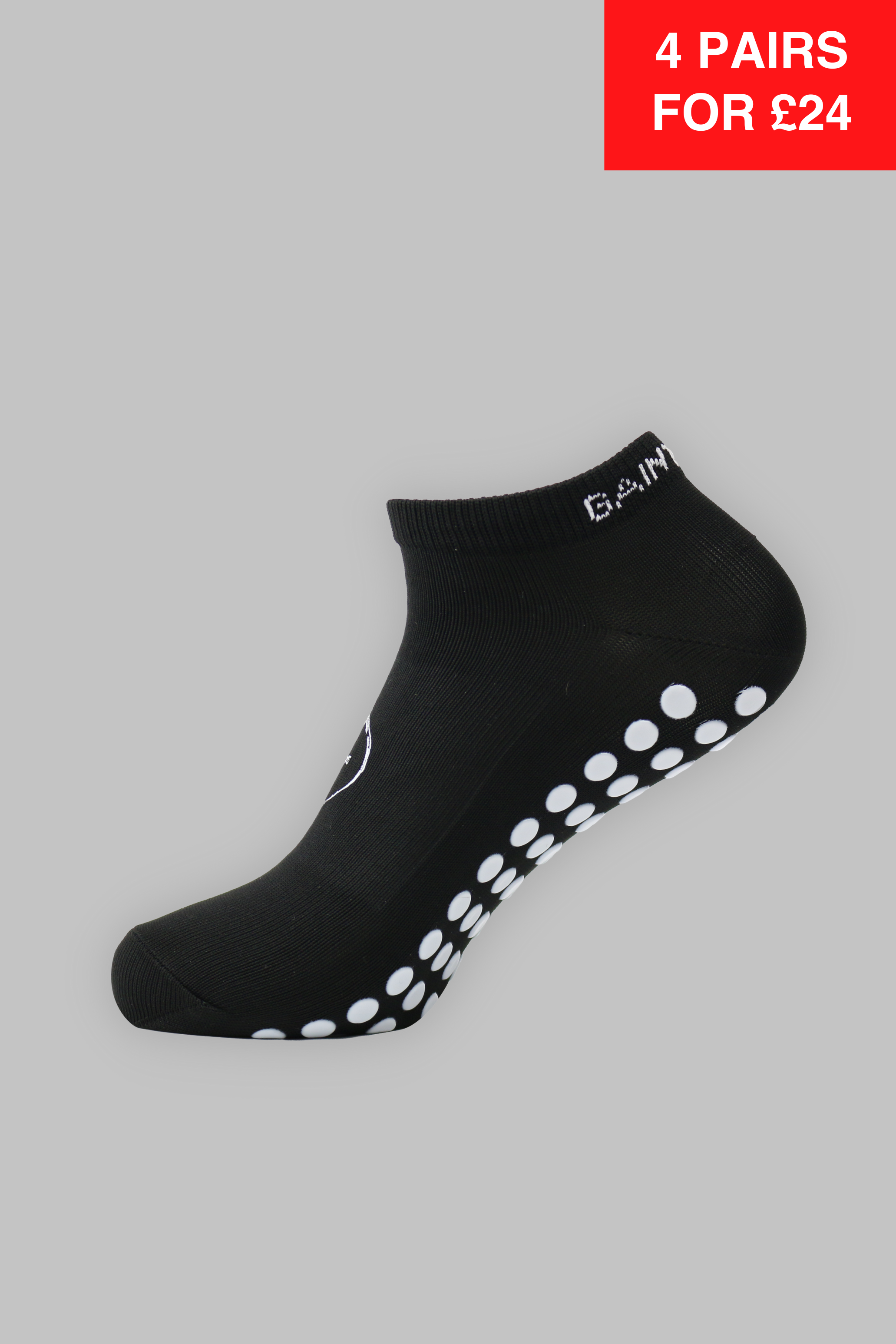 Ankle Grip Socks - Black