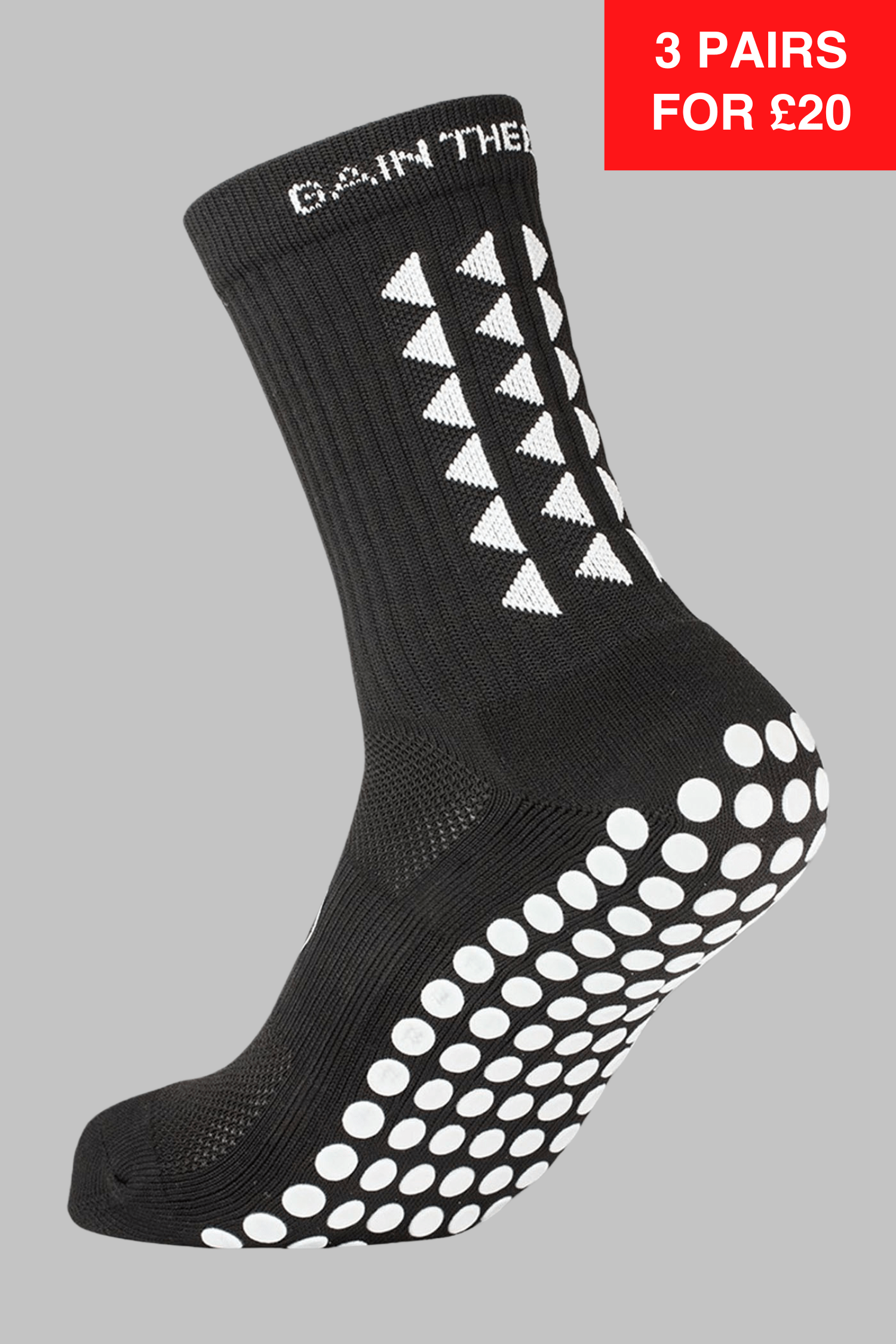 GRIP SOCKS 2.0 MidCalf Length - Black