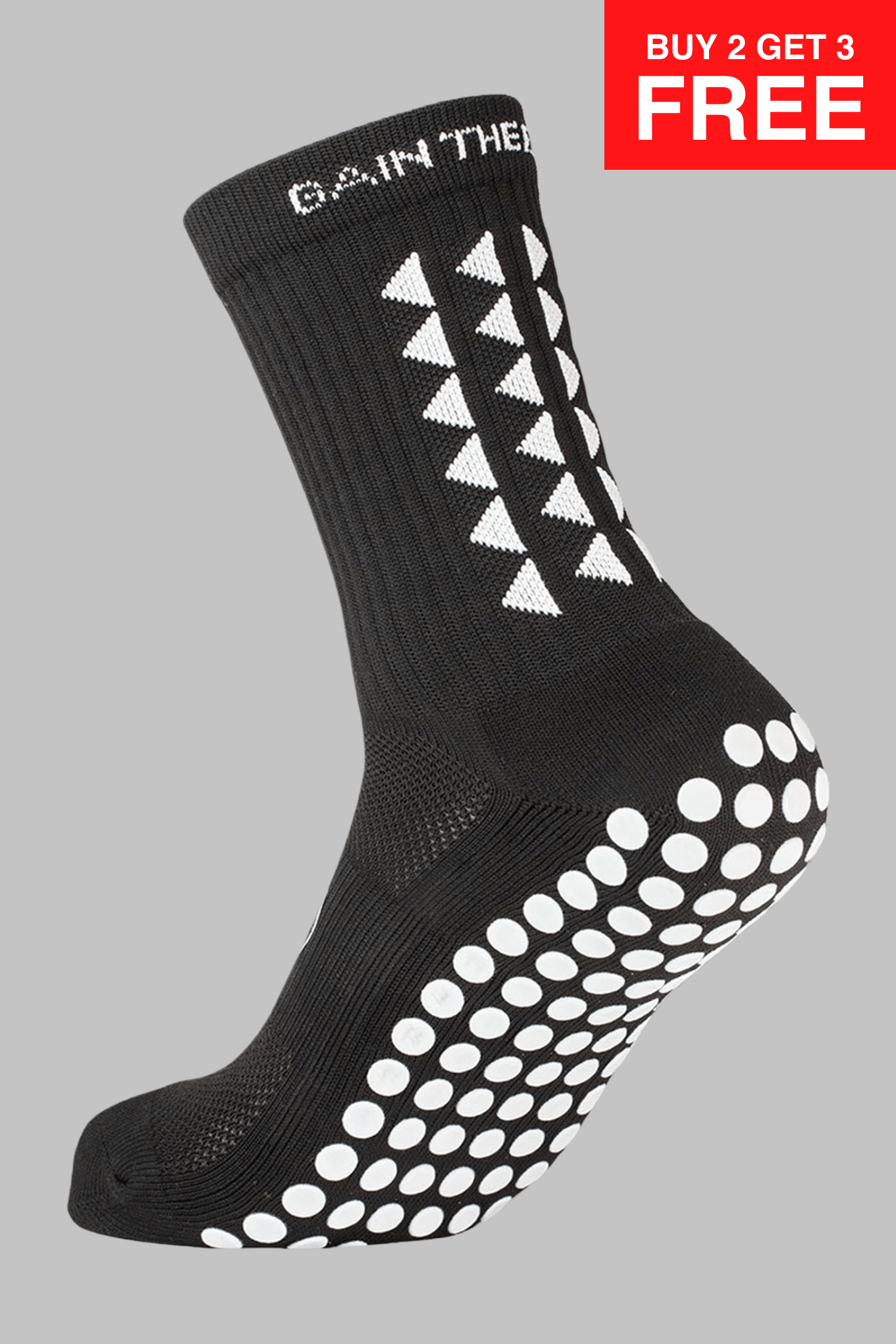 GRIP SOCKS 2.0 MidCalf Length - Black