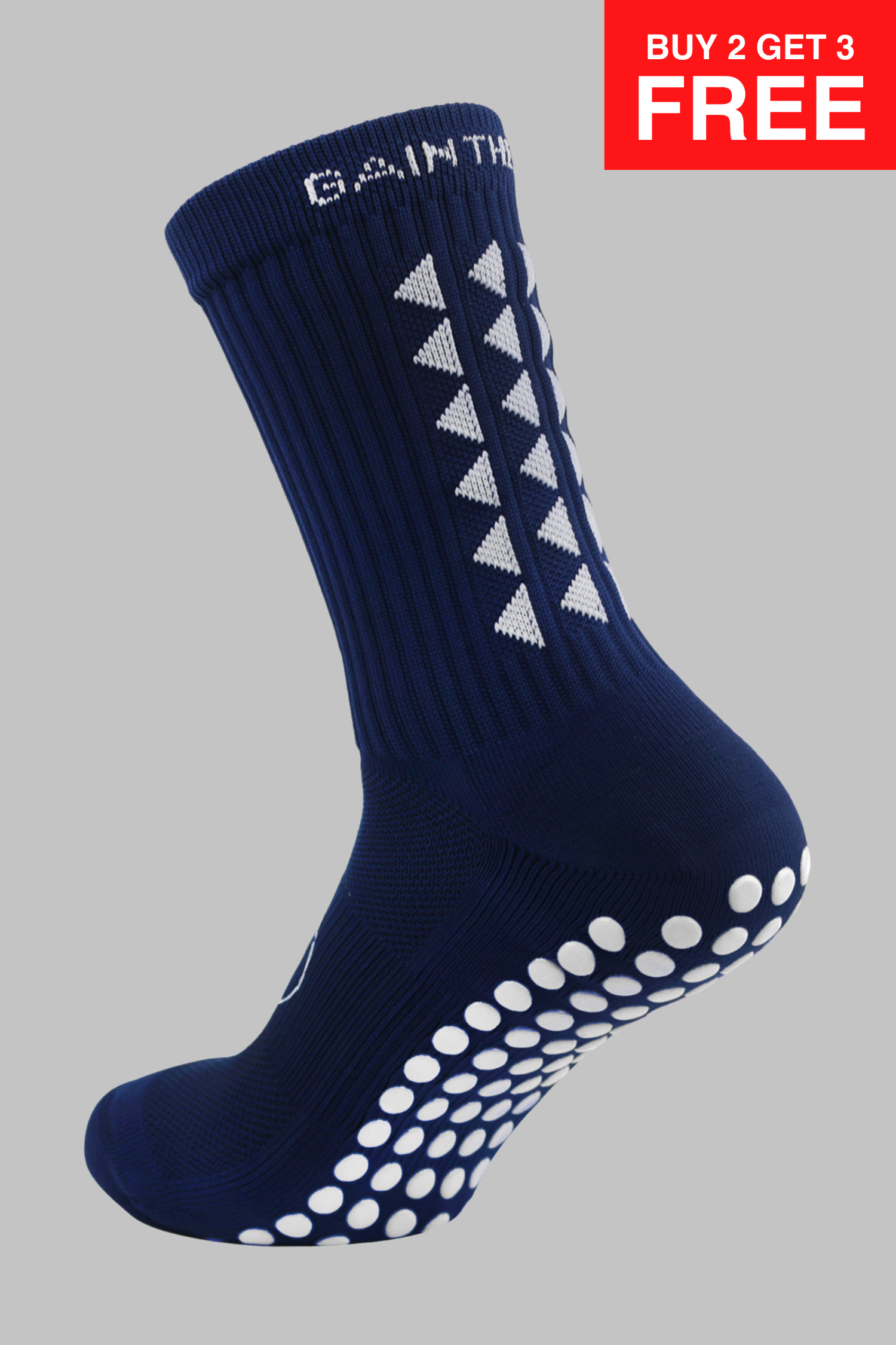 GRIP SOCKS 2.0  MidCalf Length - Navy Blue