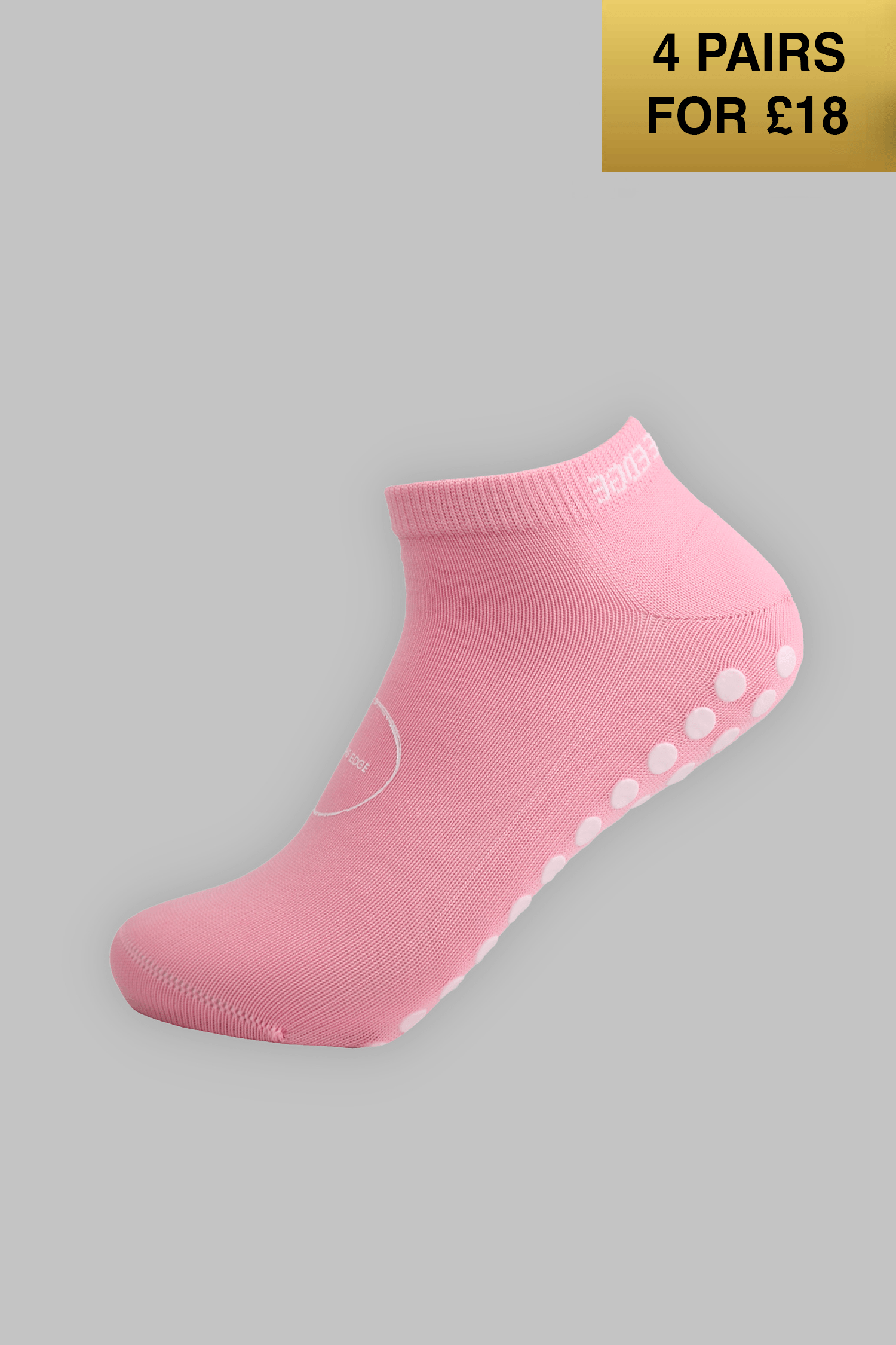 VIP Ankle Grip Socks - Pink - Gain The Edge Official