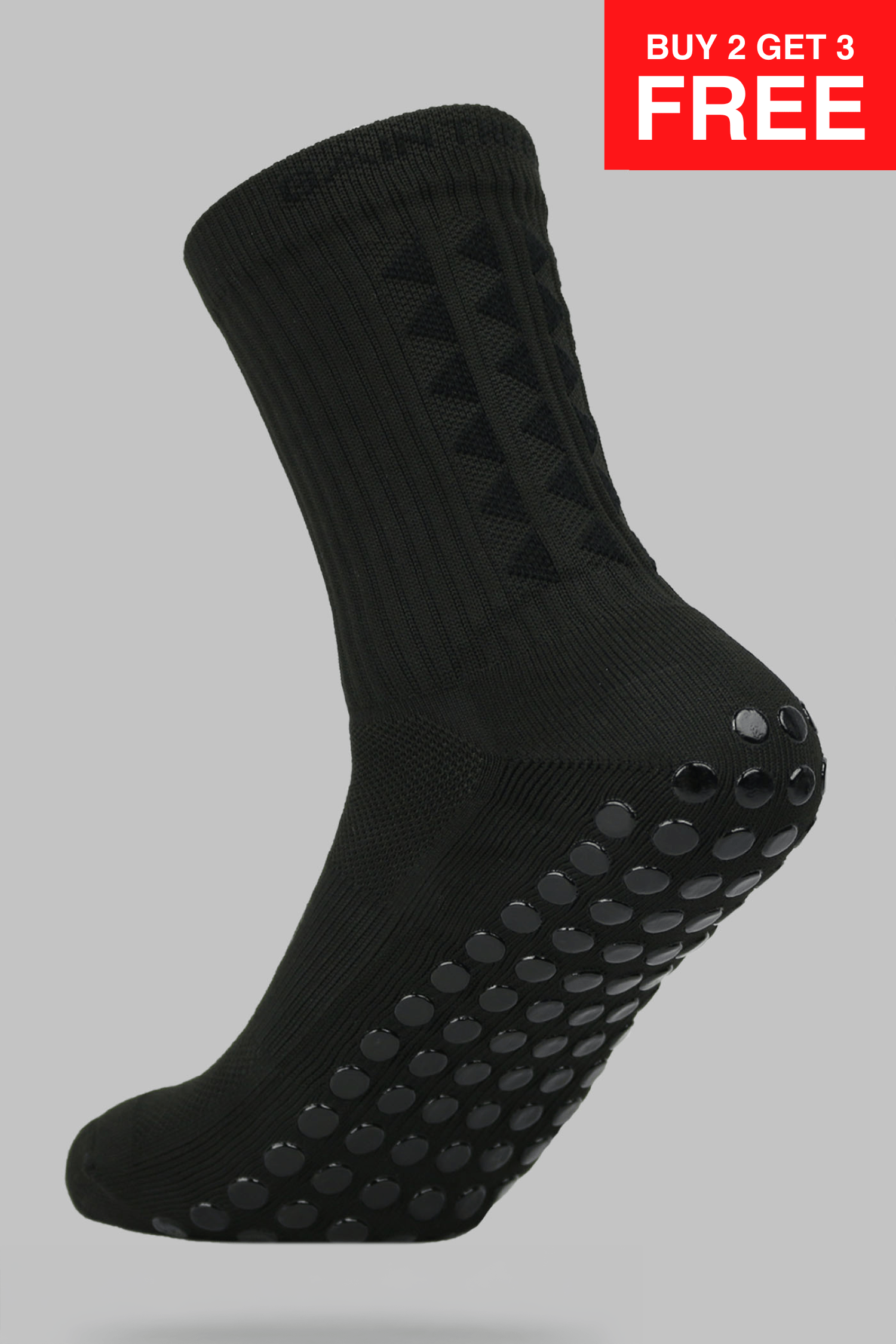 GRIP SOCKS 2.0 midcalf length - BLACKOUT EDITION