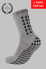 GRIP SOCKS 3.0  MidCalf Length - Grey - Gain The Edge Official