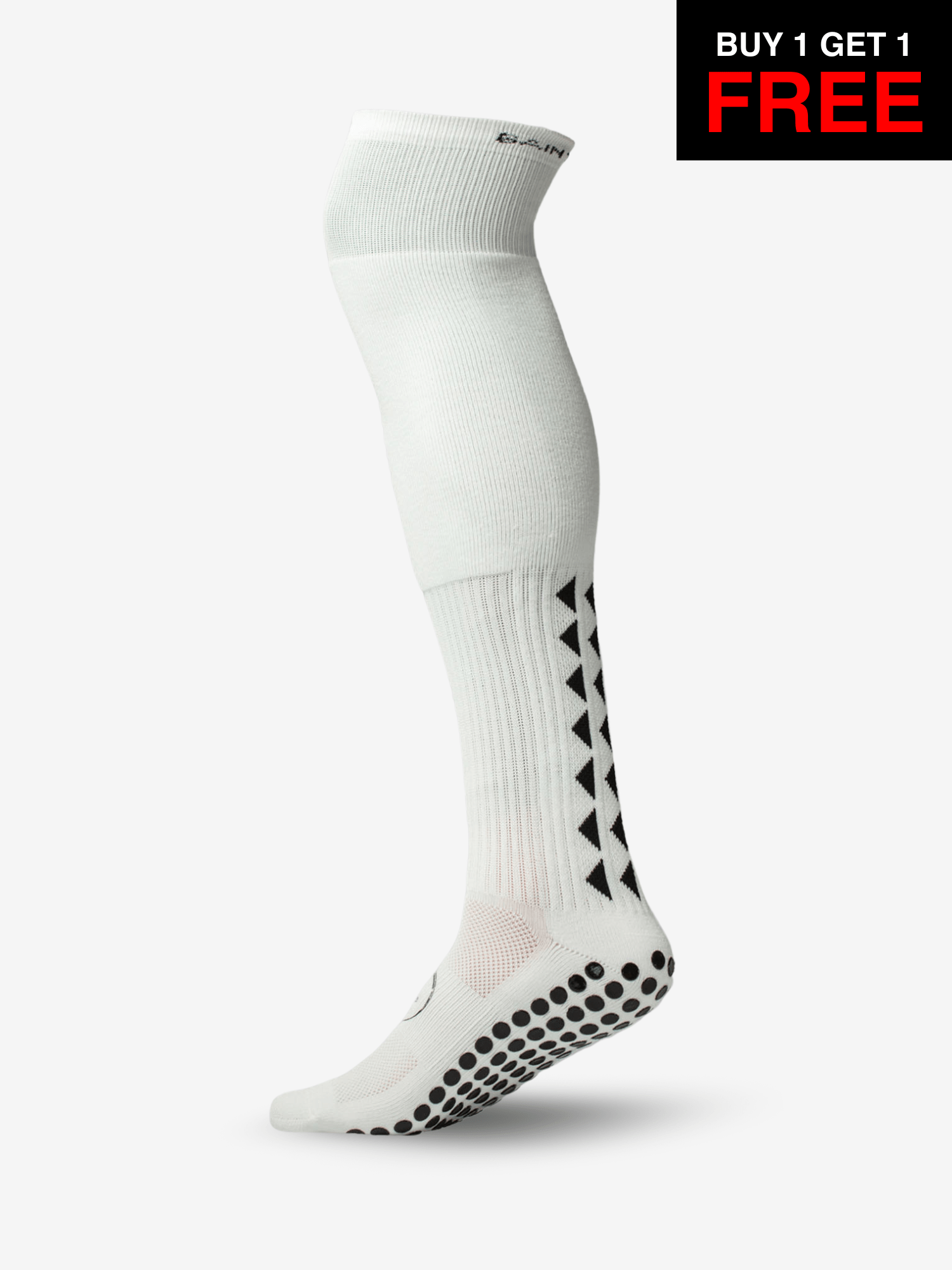 GRIP SOCKS 2.0  Full Length - White - BF SALE - Gain The Edge Official