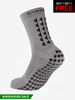GRIP SOCKS 2.0  MidCalf Length - Grey - WAREHOUSE SALE BUY 1 GET 1 FREE - Gain The Edge Official