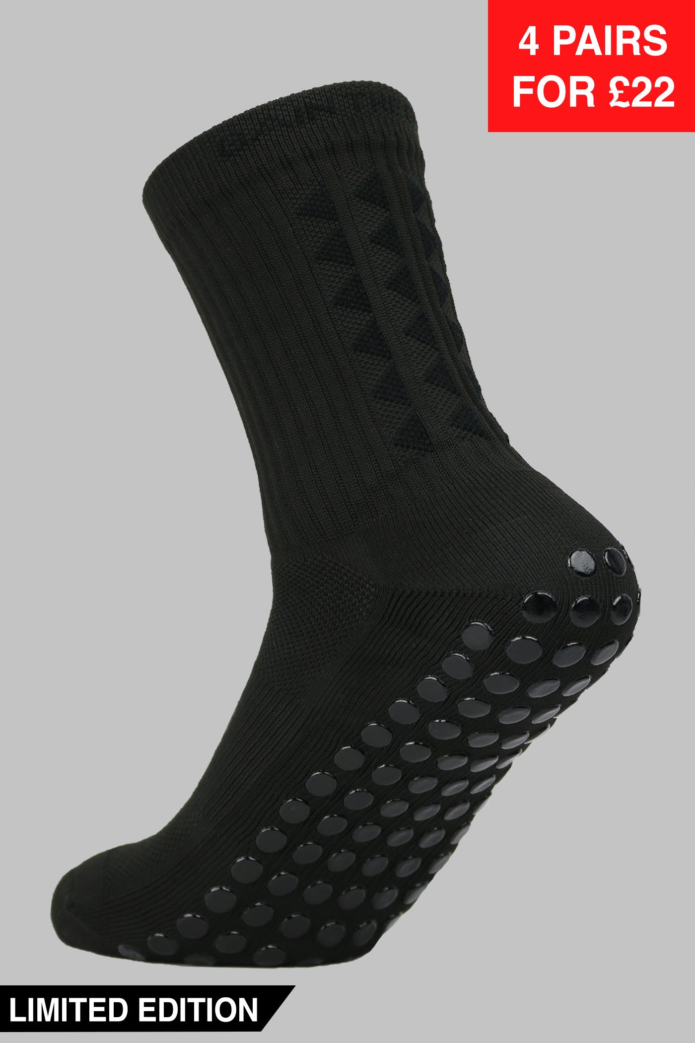 LIMITED EDITION GRIP SOCKS 2.0 - White & Blue