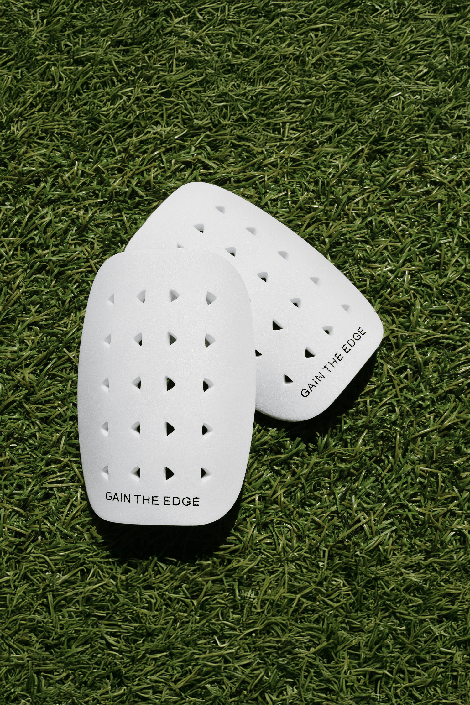 Breathable Shin Pads White - Gain The Edge Official