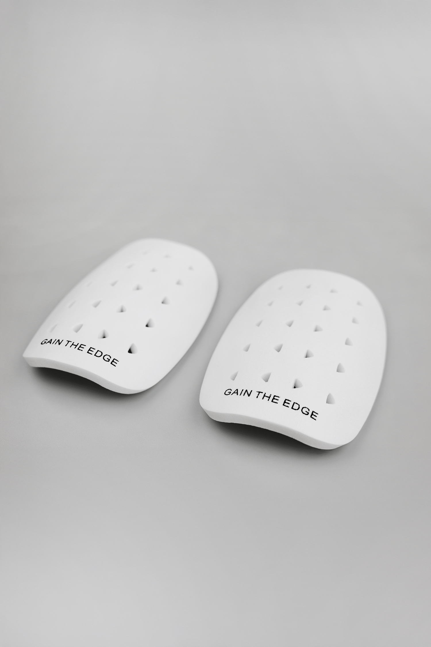Breathable Shin Pads White - Gain The Edge Official