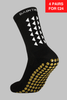 LIMITED EDITION GRIP SOCKS 2.0 - Black & Gold Grip - Gain The Edge Official