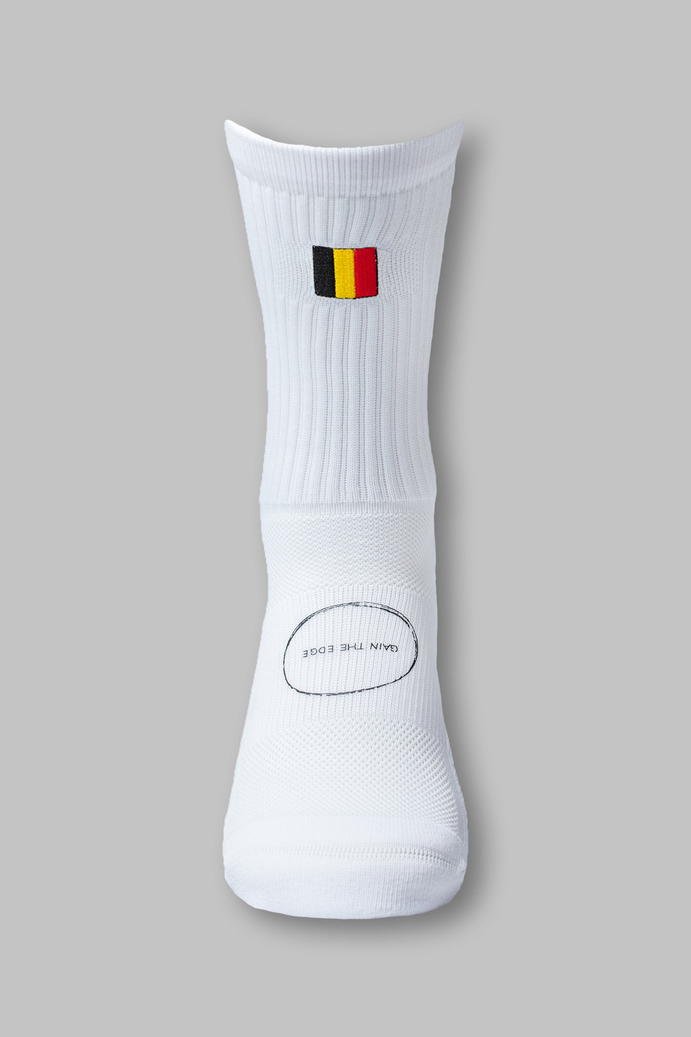 FLAG GRIP SOCKS 2.0  MidCalf Length - White - Gain The Edge Official