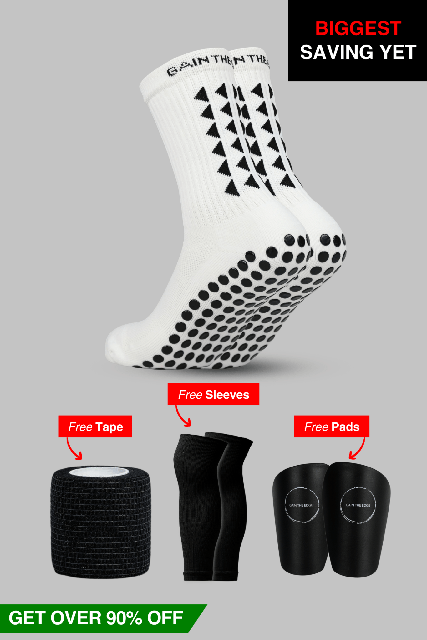 GRIP SOCKS 2.0 - Starter Kit Subscription - Gain The Edge Official